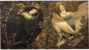 Sirin and Alkonost - Birds of Joy and Sorrow, by Viktor Vasnetsov.