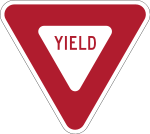 U.S. yield sign