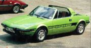 Targa top body style on a Fiat X1/9