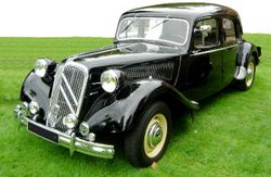 A black Traction Avant