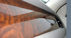 Woodgrain trim is one of the most iconic luxury car attributes