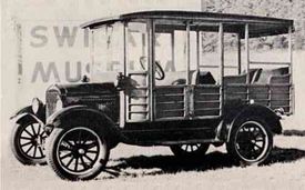 1926 York bodied open air Ford station wagon