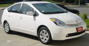 2004 Toyota Prius, a hybrid gas-electric vehicle