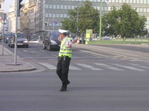 ... whenever traffic lights fail on busy streets in Vienna, Austria.