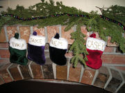 Stockings hung by the chimney with care