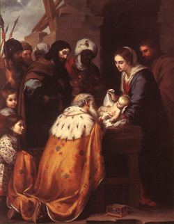 Adoration of the Magi by Bartolom Estban Murillo