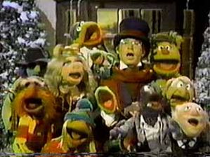 Singing carols: John Denver and the Muppets: A Christmas Together