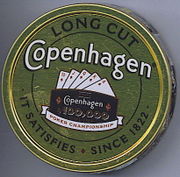 Copenhagen snuff tin