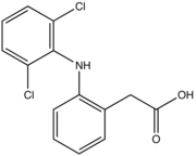 Diclofenac chemical structure