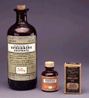 Ephedrine Sulphate (1932) Ephedrine Compound (1932) and Swan-Myers Ephedrine Inhalant No. 66 (ca. 1940)