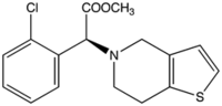 Clopidogrel chemical structure