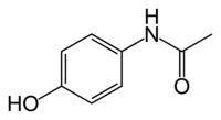 Paracetamol chemical structure