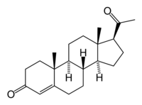 Progesterone chemical structure