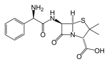 Ampicillin chemical structure