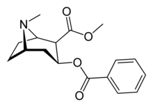 Cocaine chemical structure