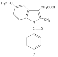 Indometacin chemical structure