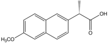 Naproxen chemical structure