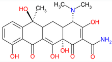 Tetracycline chemical structure