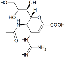 Zanamivir chemical structure