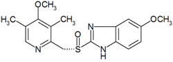 Esomeprazole chemical structure