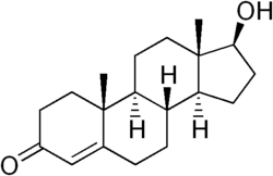 Testosterone chemical structure