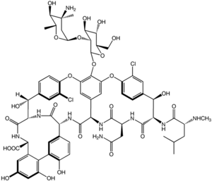 Vancomycin chemical structure