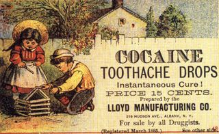 Cocaine, the fast-acting anesthetic.