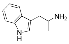 chemical structure of α-methyltryptamine