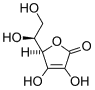 Chemical structure of vitamin C