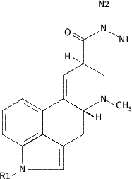 Substituted ergine (structural formula)