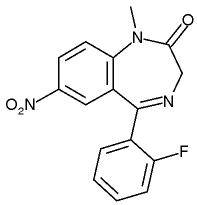 Flunitrazepam chemical structure