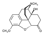 Oxycodone chemical structure