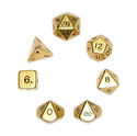 Metal dice, made of brass