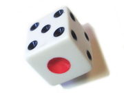 Japanese die, with its distinctive oversized pip.