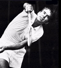 In the days of wooden racquets, Pancho Gonzales's 112-mph serve was the fastest ever recorded