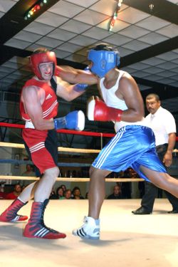 Headgear is mandatory in Olympic boxing