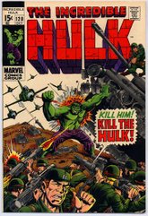 The U.S. Military battles the Hulk. Art by Herb Trimpe