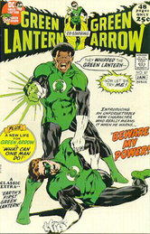 Green Lantern/Green Arrow #87, the first appearance of John Stewart. Art by Neal Adams