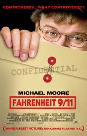 Fahrenheit 9/11 movie poster.