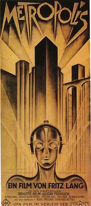 The record breaking poster for Metropolis which sold for $690,000 in November 2005.