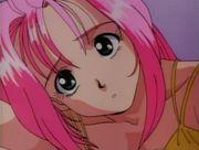 Mylene Jenius from Macross 7, a graphically prototypical female anime character