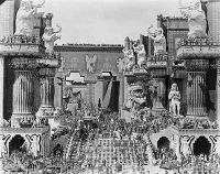 D. W. Griffith set out to depict the splendor of ancient Babylon in Intolerance.