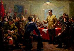 "Stalin as an Organiser of the October Revolution" by Karp Trokhimenko