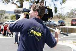 News camera operator