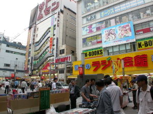 The Akihabara neighborhood of Tokyo is a popular gathering place for otaku.