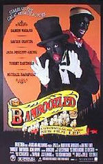 Movie poster from Bamboozled, a 2000 film from Spike Lee. The movie alleges that modern black entertainment is still influenced by the minstrel show.