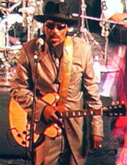 Go-go pioneer Chuck Brown perfoming at the 2005 Duke Ellington Jazz Festival.