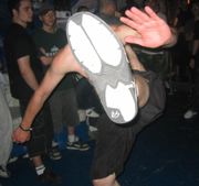 Example of hardcore dancing