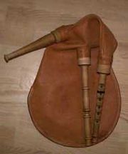 Traditional Swedish bagpipes, sckpipa, made by Leif Eriksson