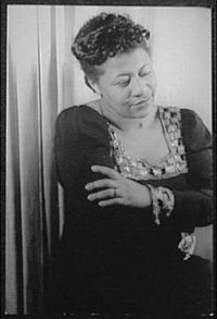 Ella Fitzgerald, a well-known jazz singer